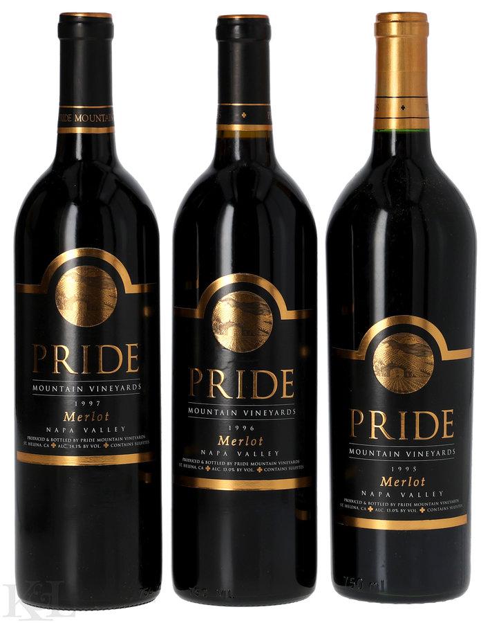 Pride Mountain Napa Valley Merlot Vertical