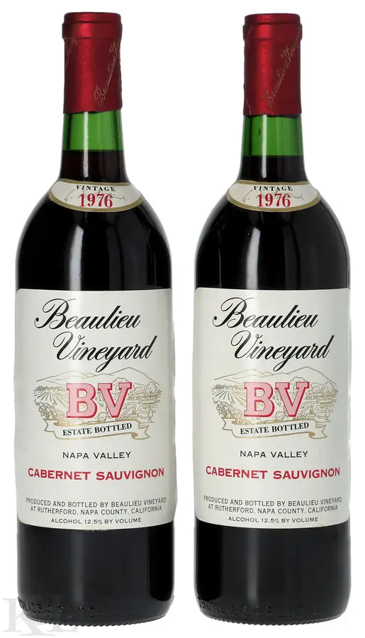 1976 Beaulieu Vineyard Napa Valley Cabernet Sauvignon