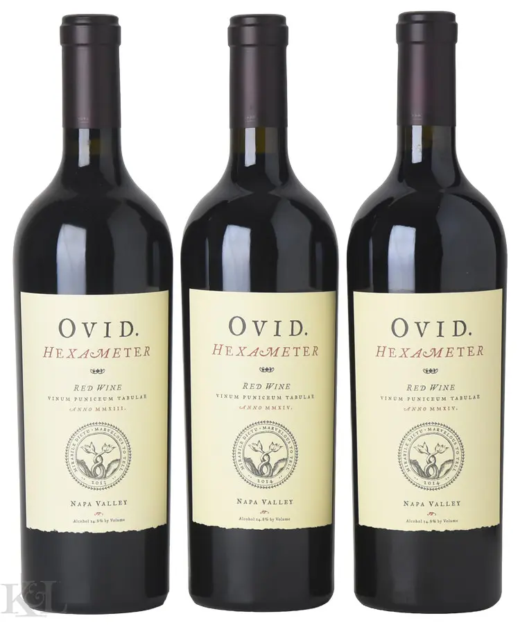 Ovid "Hexameter" Napa Valley Bordeaux Blend Vertical