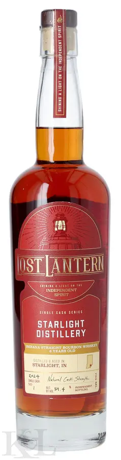 2024 Lost Lantern Spring Collection: Starlight Distillery 6 Year Old Single Cask Indiana Straight Bourbon Whiskey