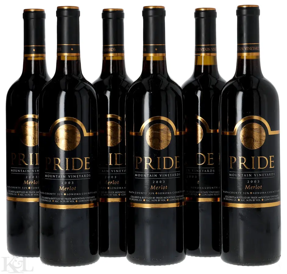 2003 Pride Mountain Napa-Sonoma Counties Merlot