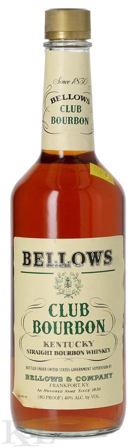 Bellows Club 4 Year Old Kentucky Straight Bourbon Whiskey