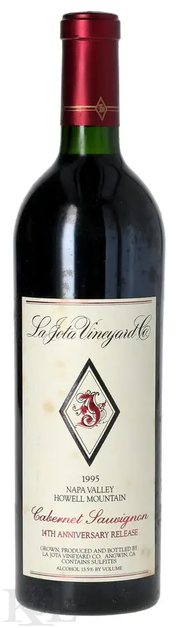 1995 La Jota "14th Anniversary" Howell Mountain Cabernet Sauvignon
