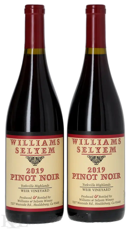 2019 Williams Selyem "Weir Vineyard" Yorkville Highlands Pinot Noir