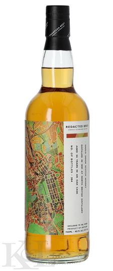 1991 North British 34 Year Old "Redacted Bros." (Thompson/Dornoch) Single Grain Scotch Whisky (700ml)